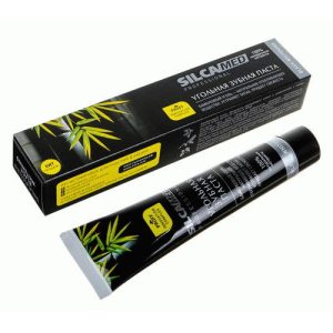 Зубная паста Silcamed Prof 75г Black Wihitening