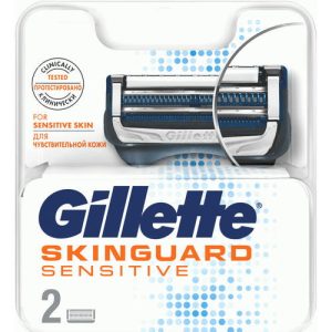 Сменные кассеты для бритья Gillette Skinguard Sensitive 2шт