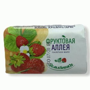 Мыло Фруктовая аллея 90г земляника