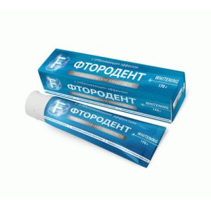 Зубная паста Family Cosmetics 170мл Фтородент F с отбеливающим эффектом