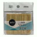 Зубочистки 200шт бамбук в пакете