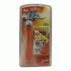 Станок для бритья Max 3 лезвия + 3 сменные кассеты