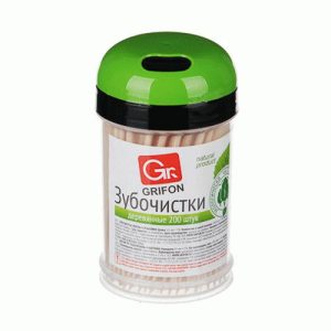 Зубочистки 200шт Grifon