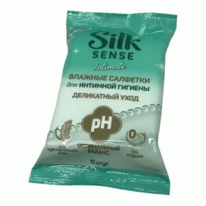 Салфетки влажные для интимной гигиены OLA! Silk Sense 15шт Без отдушки