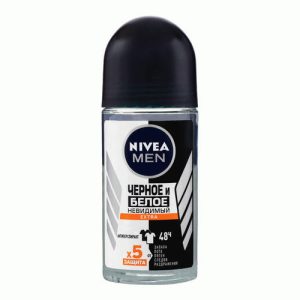 Дезодорант муж. Nivea roll 50мл невидимая защита для черного и белого Extra