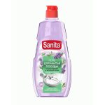 Средство для мытья посуды Sanita 450г Лаванда и розмарин гель