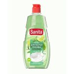 Средство для мытья посуды Sanita 450г Матча и лайм гель