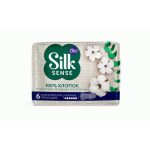 Прокладки OLA! Silk Sense Cotton 6шт ночные, с хлопковой поверхностью