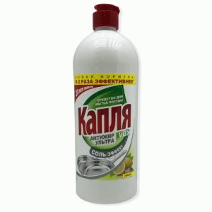 Средство для мытья посуды Капля Vox 850мл соль-эффект Лимон