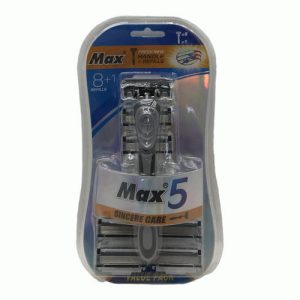 Станок для бритья Max 5 лезвий + 8 сменных кассет