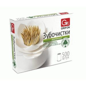 Зубочистки 500шт Grifon