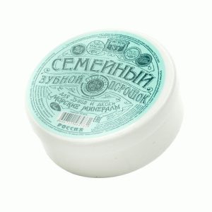 Зубной порошок Семейный 140см3 с морскими минералами банка