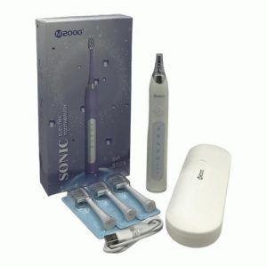 Зубная щетка электрическая 3 сменные насадки, 5 режимов, футляр, кабель USB