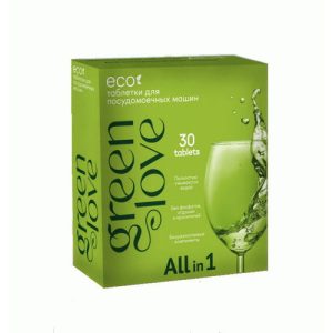 Средство для посудомоечных машин таблетки 30шт Green Love