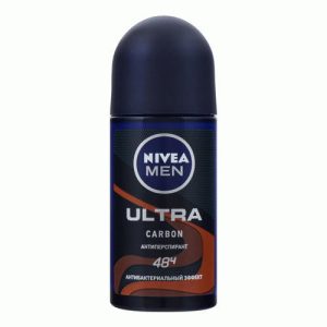 Дезодорант муж. Nivea roll 50мл ultra carbon