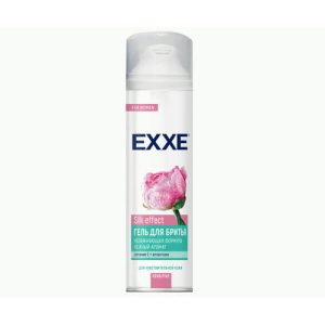 Гель для бритья жен. EXXE Sensitive 200мл Silk effect с экстрактом ромашки