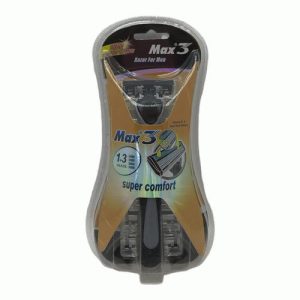 Станок для бритья Max 3 лезвия + 3 сменные кассеты