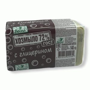 Мыло хозяйственное Весна 140г с глицерином 72%