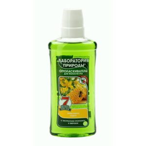 Ополаскиватель для полости рта Лаборатория природы 275мл с экстрактами прополиса и зверобоя