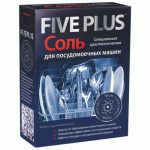 Средство для посудомоечных машин соль 1,5кг Five Plus