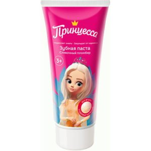 Зубная паста детская Принцесса 65мл сливочный пломбир