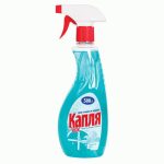 Средство для мытья стекол и зеркал Капля Дом и офис 500мл морской бриз