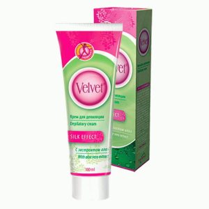 Крем депилятор Velvet 100мл с экстрактом алоэ