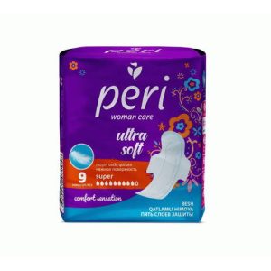 Прокладки Peri Ultra Super 9шт хлопок