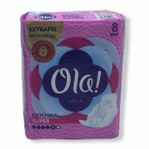 Прокладки OLA! Ultra Super 8шт бархатистая сеточка