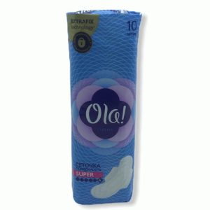 Прокладки OLA! Wings Super TopDry 10шт удлиненные