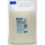 Мыло жидкое: БАС 5л перламутр белое Твердая канистра СВЕЖЕСТЬ