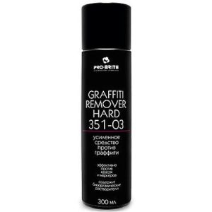 Pro-Brite: Граффити Ремовер Хард 300мл аэрозоль для экспресс-чистки стен и полов
