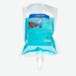 Расходники Кеман: Мыло жидкое АЛЬБАСОФТ 1000 мл с антибакт.эффектом в картридже бирюзовое