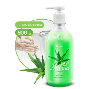 Grass: Милана 500мл крем-мыло Алоэ Вера с дозатором