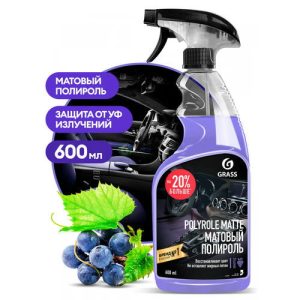 Grass: Полирол Мэтте 0,5л полироль-очиститель пластика матовый блеск Виноград