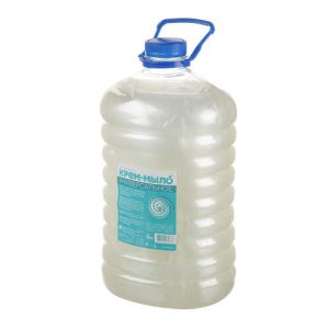 Мыло жидкое: ФЛОРОДЕЛЬ крем-мыло 5л перламутр ПЭТ белое