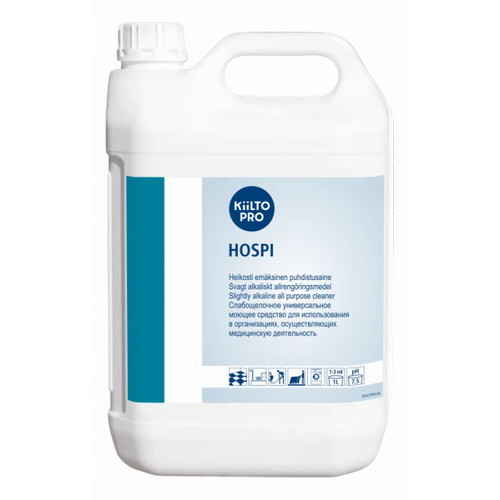 Киилто Клин МЕД: Хоспи 5л универсальное слабощелочное для любых поверхностей