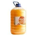 Мыло жидкое: ВКУСНАЯ КОСМЕТИКА 5л туалетное с перламутром ПЕРСИК ПЭТ