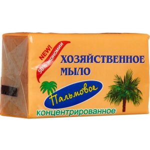 Мыло хозяйственное: 200г Пальмовое в обёртке Аист