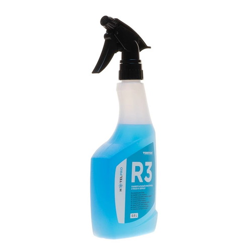 Вортекс: R3 GLASS 500мл универсальный очиститель стекол и зеркал с триггером — изображение 2