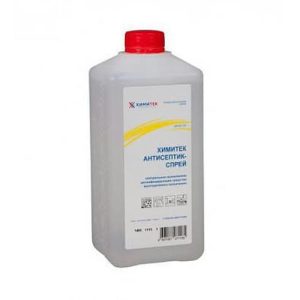 Химитек: Антисептик-спрей 1л для дезинфекции рук флакон