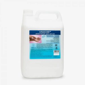 Расходники Кеман: Крем АЛЬБАСОФТ 5л для рук увлажняющий, канистра ПЭ