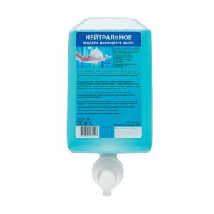 КЕМ Мыло жидкое пенящееся 1000 мл нейтральное в картридже бирюзовое /шт.=1