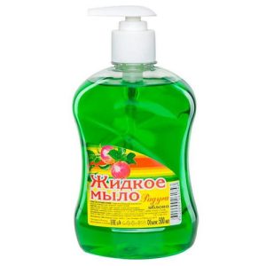 Мыло жидкое: РАДУГА 500мл антибактериальное дозатор