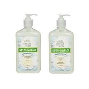 Мыло жидкое: АМС Русские травы 500мл крем-мыло Нейтральное дозатор