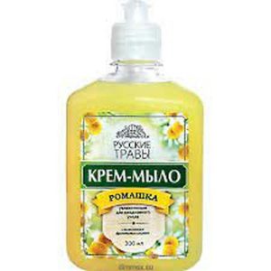 Мыло жидкое: АМС Русские травы 300мл крем-мыло Ромашка пуш-пул