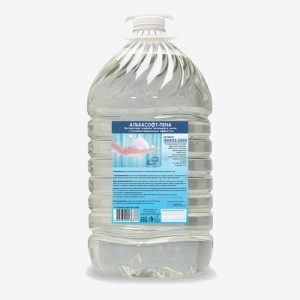 Расходники Кеман: Мыло жидкое пенящееся АЛЬБАСОФТ-пена 5л с антибактер.эффектом, канистра ПЭТ бесцветный