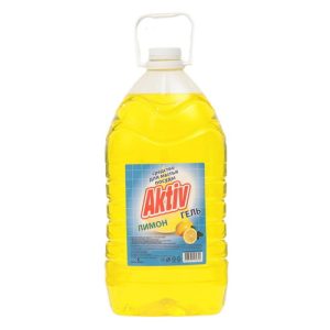Моющее средство: Актив 5л гель Лимон