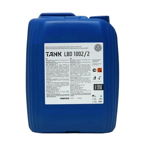 Вортекс: TANK LBD 1002/2 5л Щелочное низкопенное моющее средство на основе ЧАС