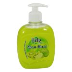 Мыло жидкое: ХЭЛП 300г крем-мыло с дозатором Солнечный киви и бергамот